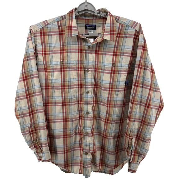 Patagonia Other - Patagonia Organic Cotton Plaid Button Down Shirt‎ Men's Large Long Sleeve Casual